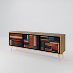 INTREPID FORMATION TV-Lowboard mit 3 Türen in Eiche-Optik