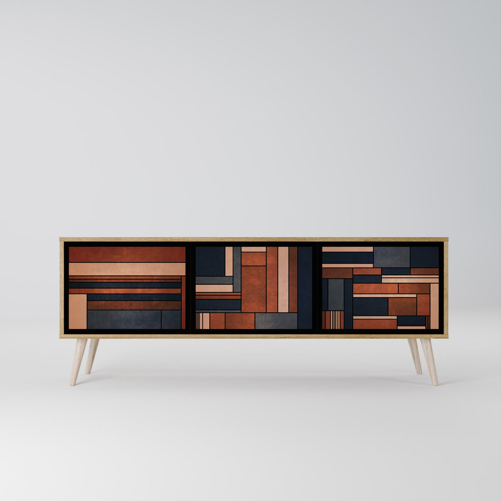 INTREPID FORMATION TV-Lowboard mit 3 Türen in Eiche-Optik