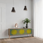 SUNSHINE EULOGY TV-Lowboard mit 3 Türen in Eiche-Optik