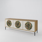 GREEN CIRCLES TV-Lowboard mit 3 Türen in Eiche-Optik