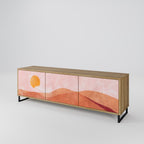 LUMINOUS SUNLIGHT TV-Lowboard mit 3 Türen in Eiche-Optik