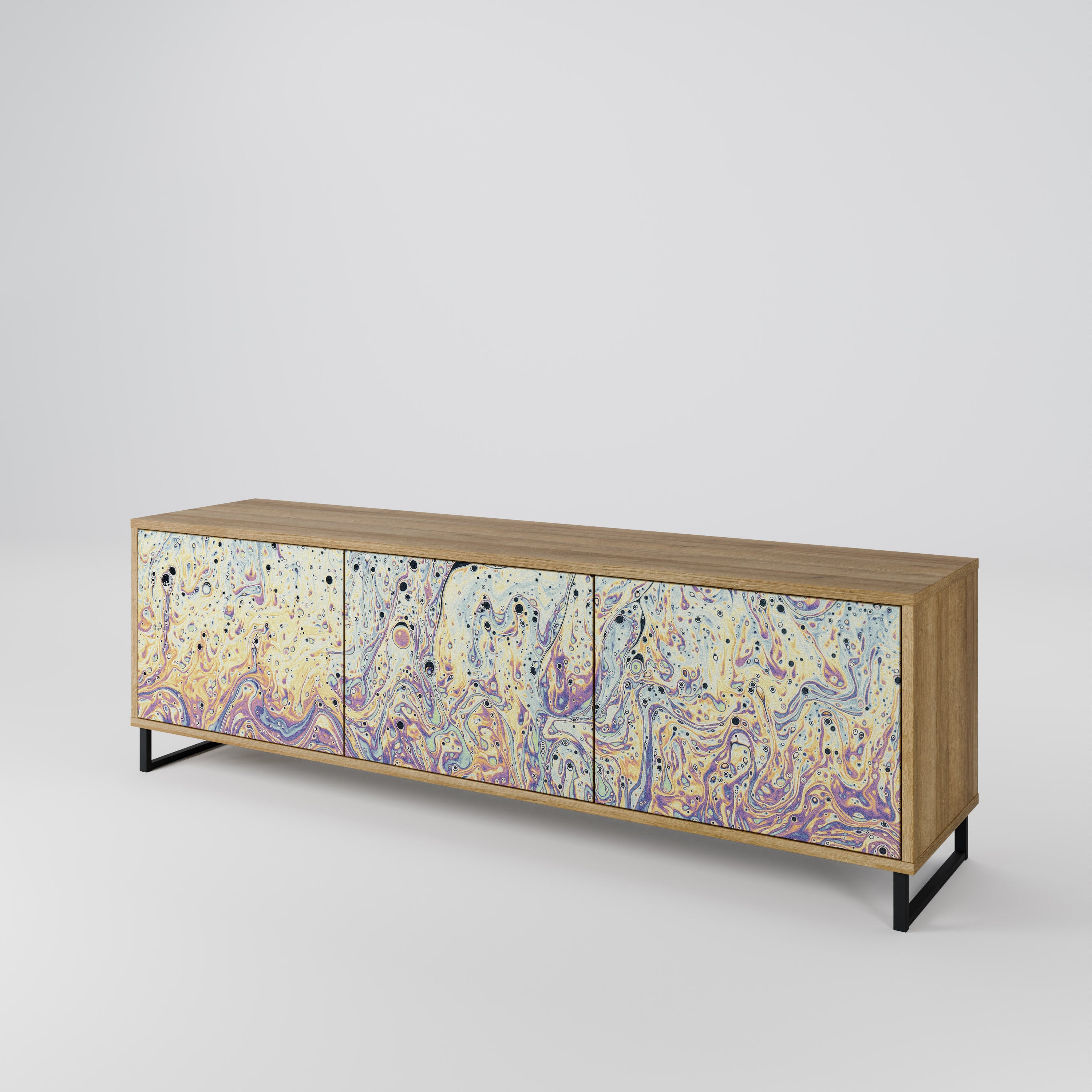 MOSAIC OF COLORS 3-Door TV Cabinet