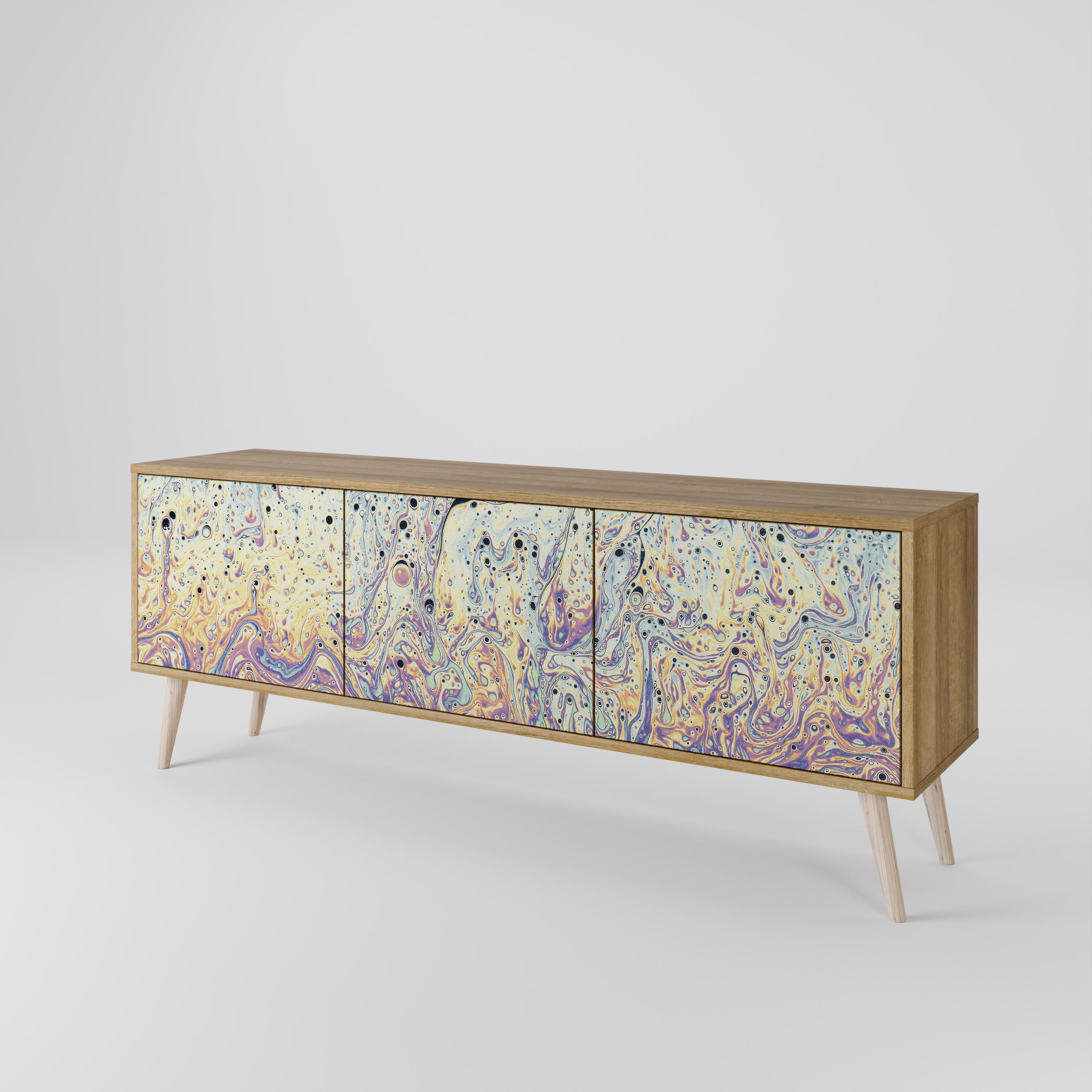 MOSAIC OF COLORS 3-Door TV Cabinet