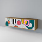 COOL STORY TV-Lowboard mit 3 Türen in Eiche-Optik