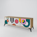 COOL STORY TV-Lowboard mit 3 Türen in Eiche-Optik