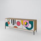 COOL STORY TV-Lowboard mit 3 Türen in Eiche-Optik