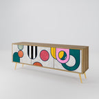 COOL STORY TV-Lowboard mit 3 Türen in Eiche-Optik