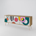 COOL STORY TV-Lowboard mit 3 Türen in Eiche-Optik