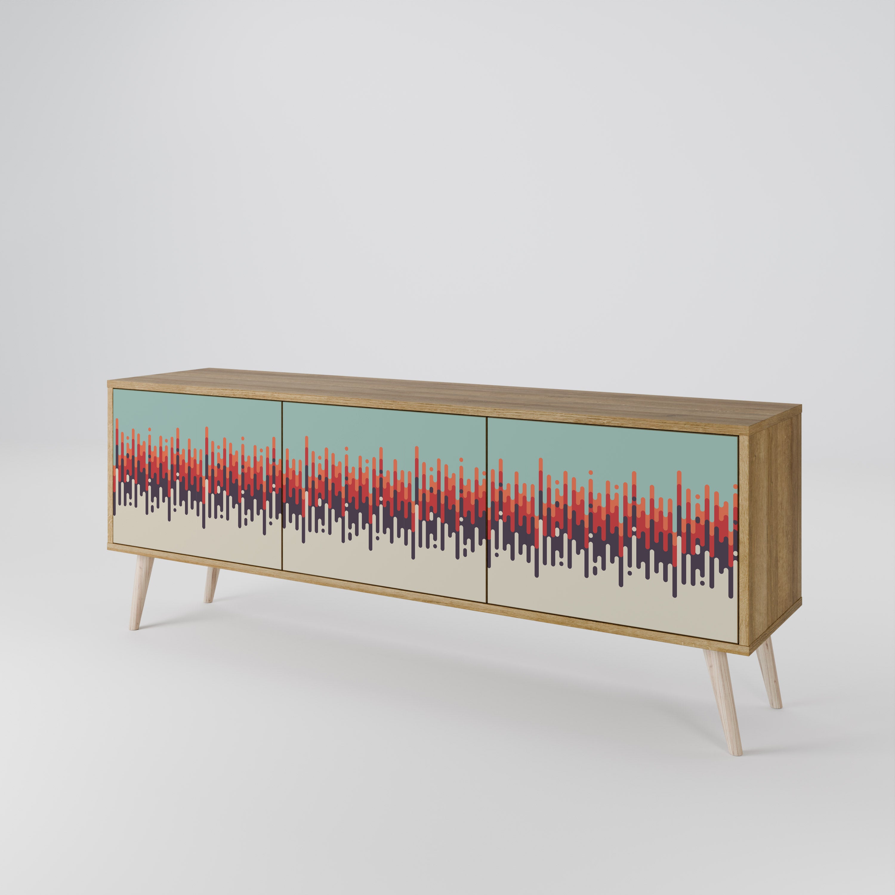 CHROMA CONTOURS 3-Door TV Cabinet