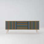 LINEOUT SPECTRUM TV-Lowboard mit 3 Türen in Eiche-Optik