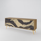 UNIFIED FRAGMENTS TV-Lowboard mit 3 Türen in Eiche-Optik