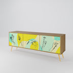 BODY LANGUAGE TV-Lowboard mit 3 Türen in Eiche-Optik