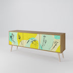 BODY LANGUAGE TV-Lowboard mit 3 Türen in Eiche-Optik