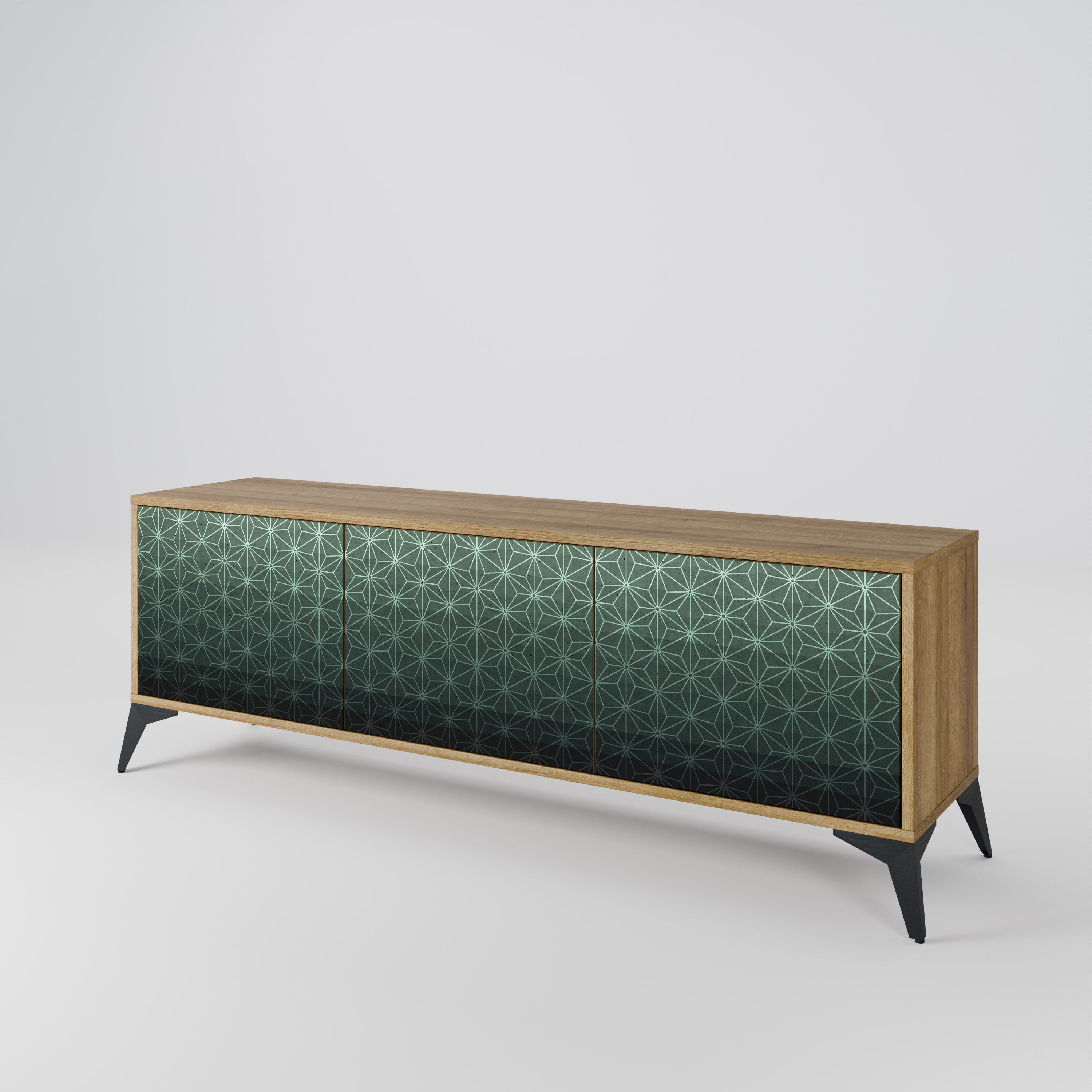 ORNAMENTAL GLIMMER 3-Door TV Cabinet