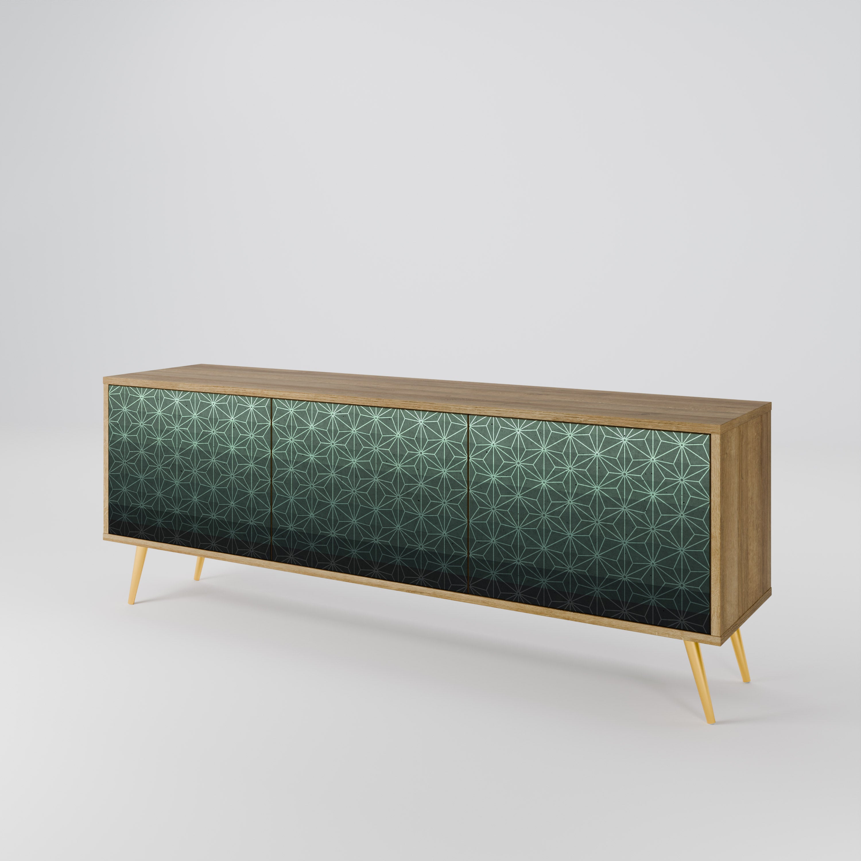 ORNAMENTAL GLIMMER 3-Door TV Cabinet