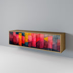 COLORFUL SOUNDS TV-Lowboard mit 3 Türen in Eiche-Optik