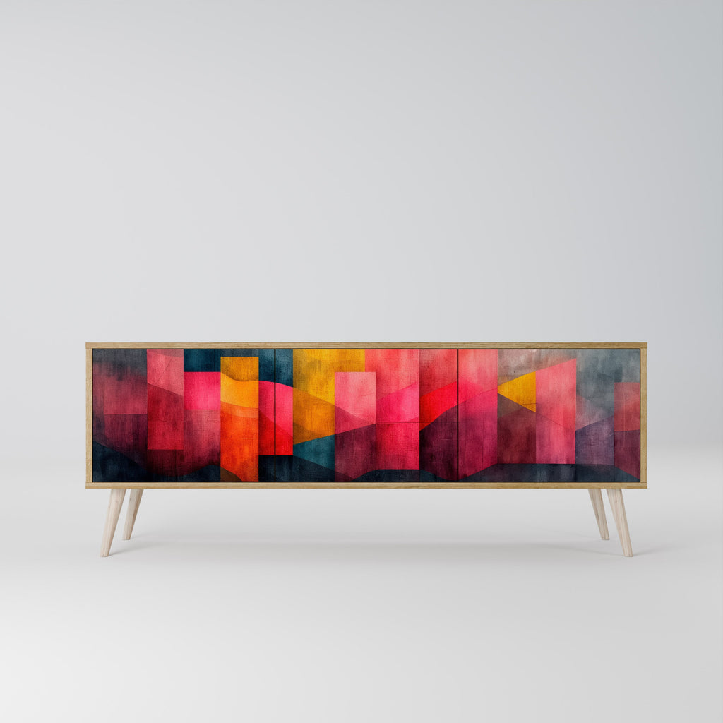 COLORFUL SOUNDS TV-Lowboard mit 3 Türen in Eiche-Optik