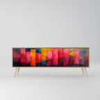 COLORFUL SOUNDS TV-Lowboard mit 3 Türen in Eiche-Optik