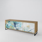 ABSTRACT THOUGHTS TV-Lowboard mit 3 Türen in Eiche-Optik