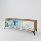 ABSTRACT THOUGHTS TV-Lowboard mit 3 Türen in Eiche-Optik