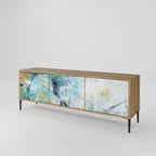 ABSTRACT THOUGHTS TV-Lowboard mit 3 Türen in Eiche-Optik