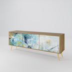 ABSTRACT THOUGHTS TV-Lowboard mit 3 Türen in Eiche-Optik