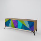 COLD SHOWCASE TV-Lowboard mit 3 Türen in Eiche-Optik