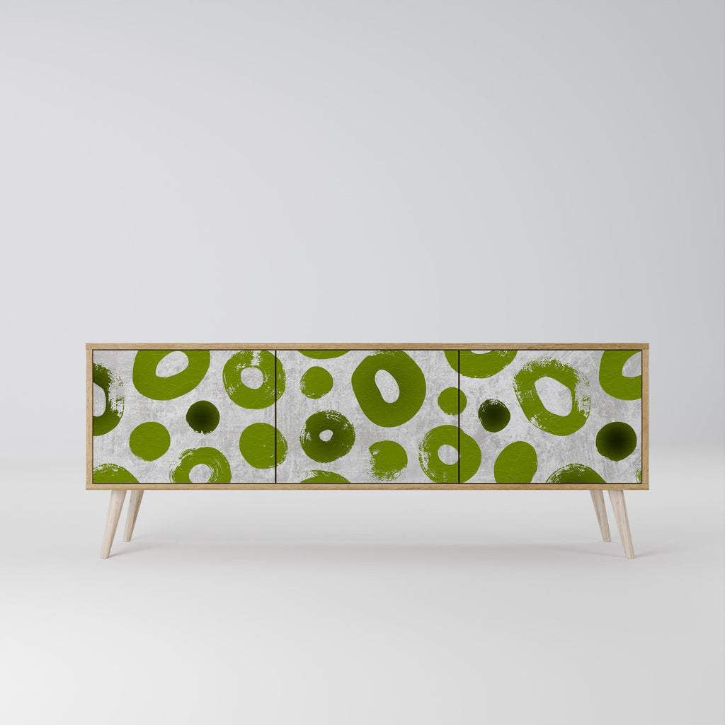 GREEN RHAPSODY TV-Lowboard mit 3 Türen in Eiche-Optik