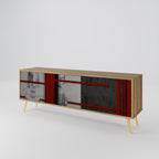 GRAY FIGURES TV-Lowboard mit 3 Türen in Eiche-Optik