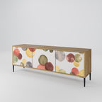 FLEETING HAPPINESS TV-Lowboard mit 3 Türen in Eiche-Optik