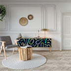 CONTRAST DANCE TV-Lowboard mit 3 Türen in Eiche-Optik