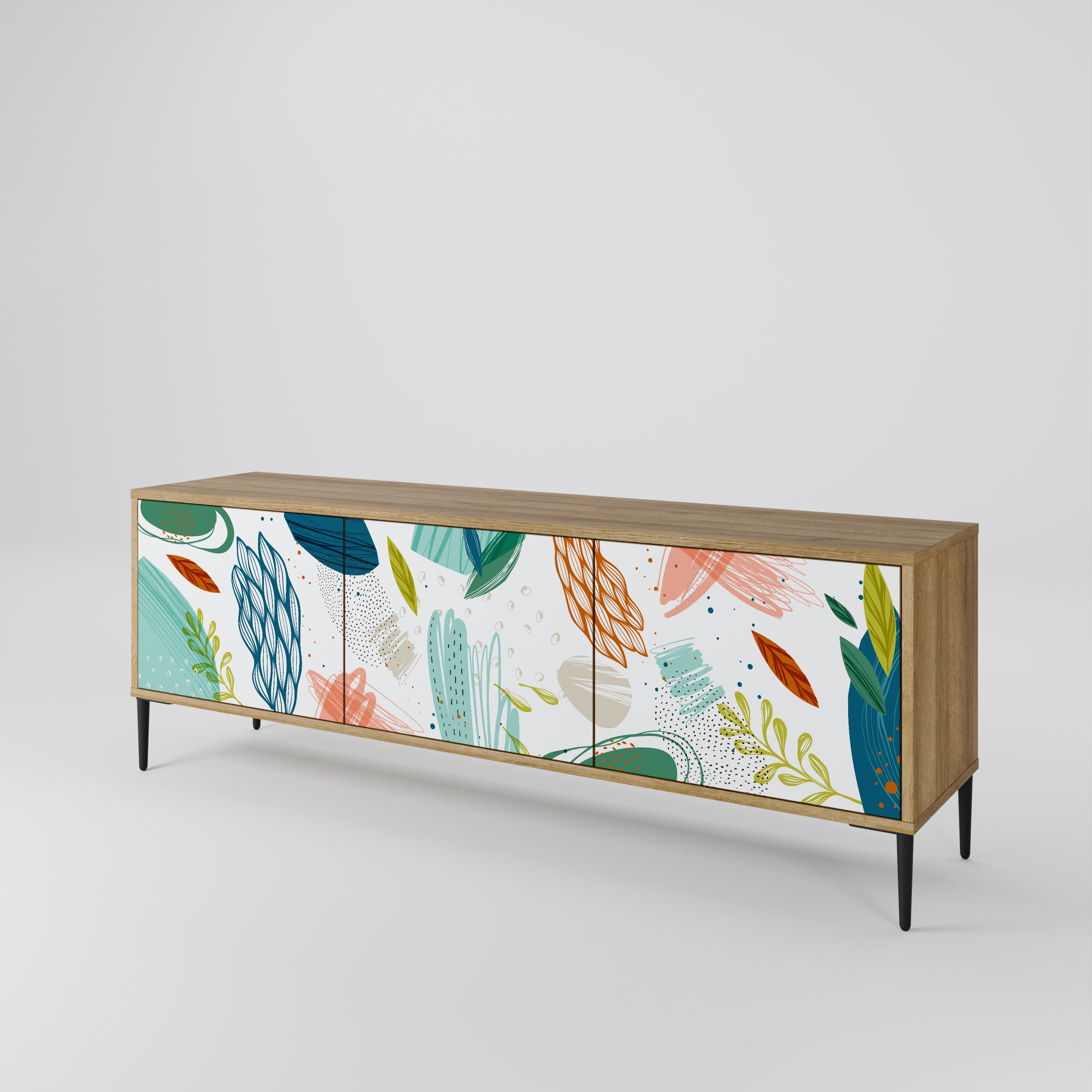BOTANICAL HURRICANE 3-türiges TV-Lowboard