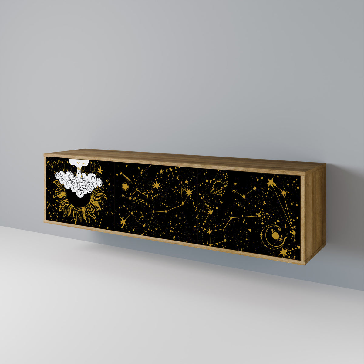 STELLAR CONSTELLATIONS 3-türiges TV-Lowboard