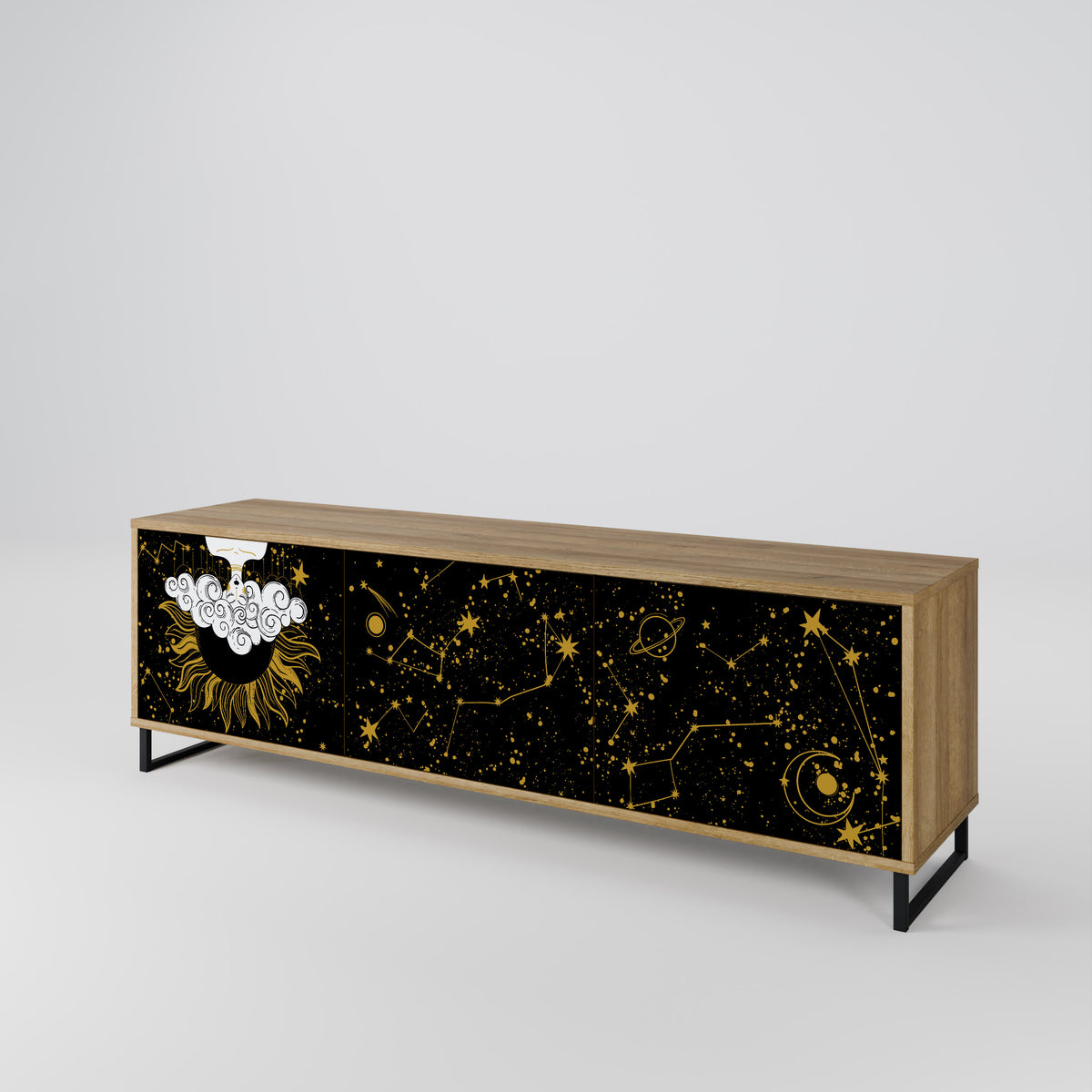 STELLAR CONSTELLATIONS 3-türiges TV-Lowboard