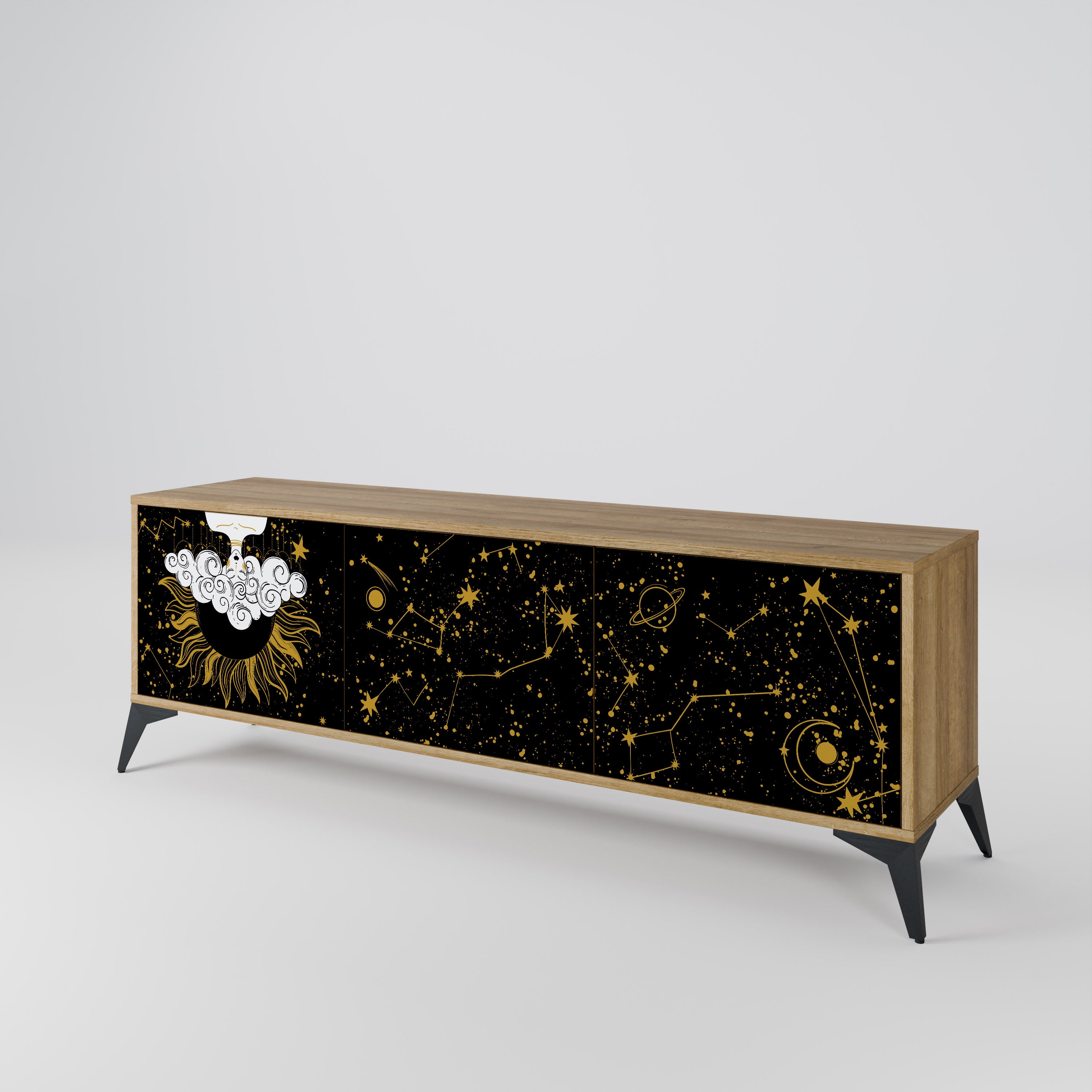 STELLAR CONSTELLATIONS 3-türiges TV-Lowboard