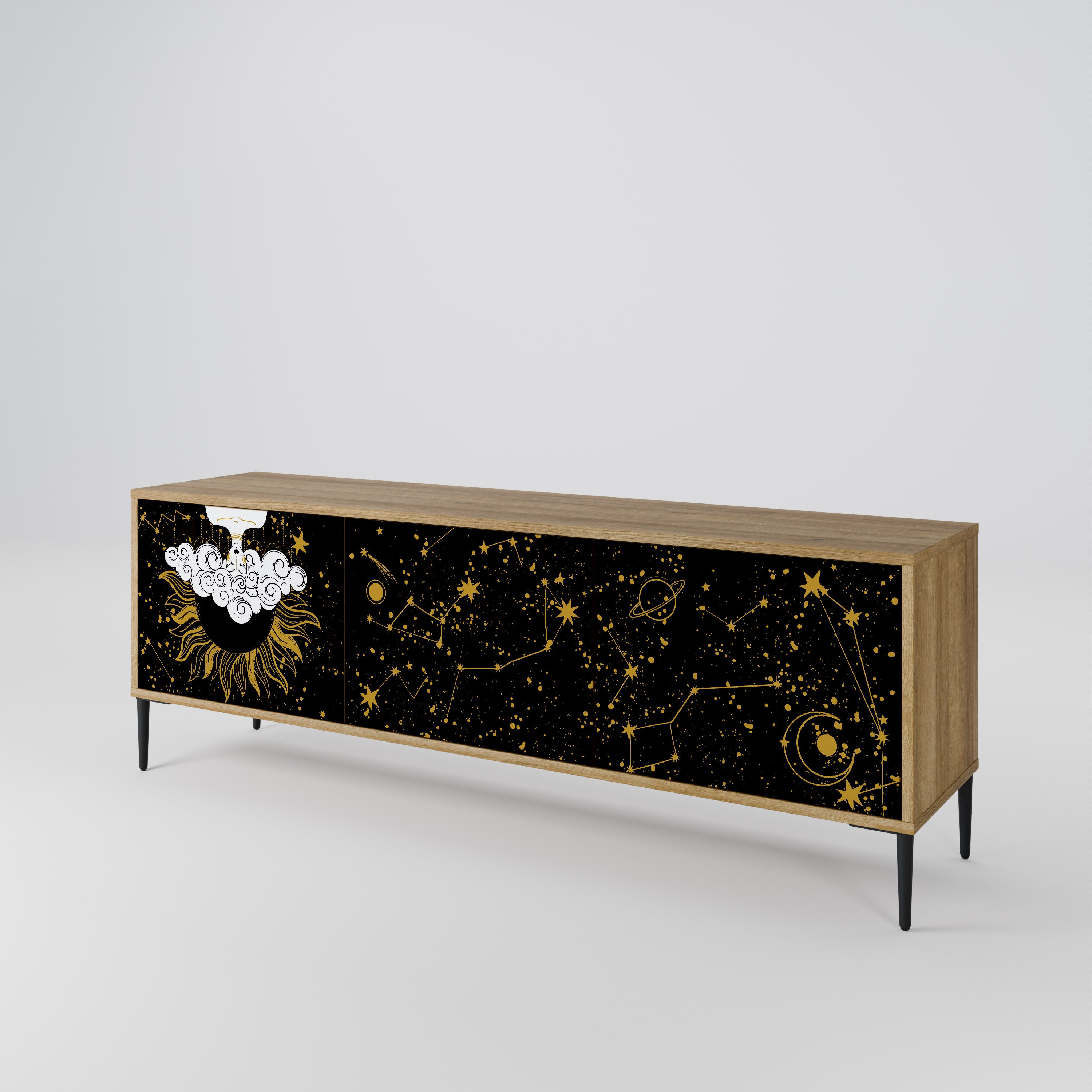 STELLAR CONSTELLATIONS 3-türiges TV-Lowboard