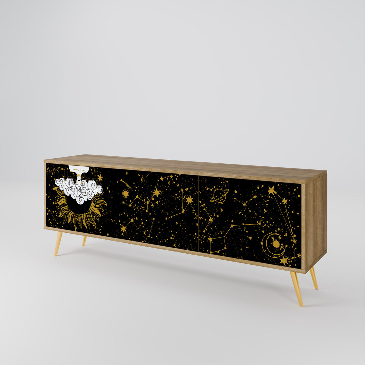 STELLAR CONSTELLATIONS 3-türiges TV-Lowboard