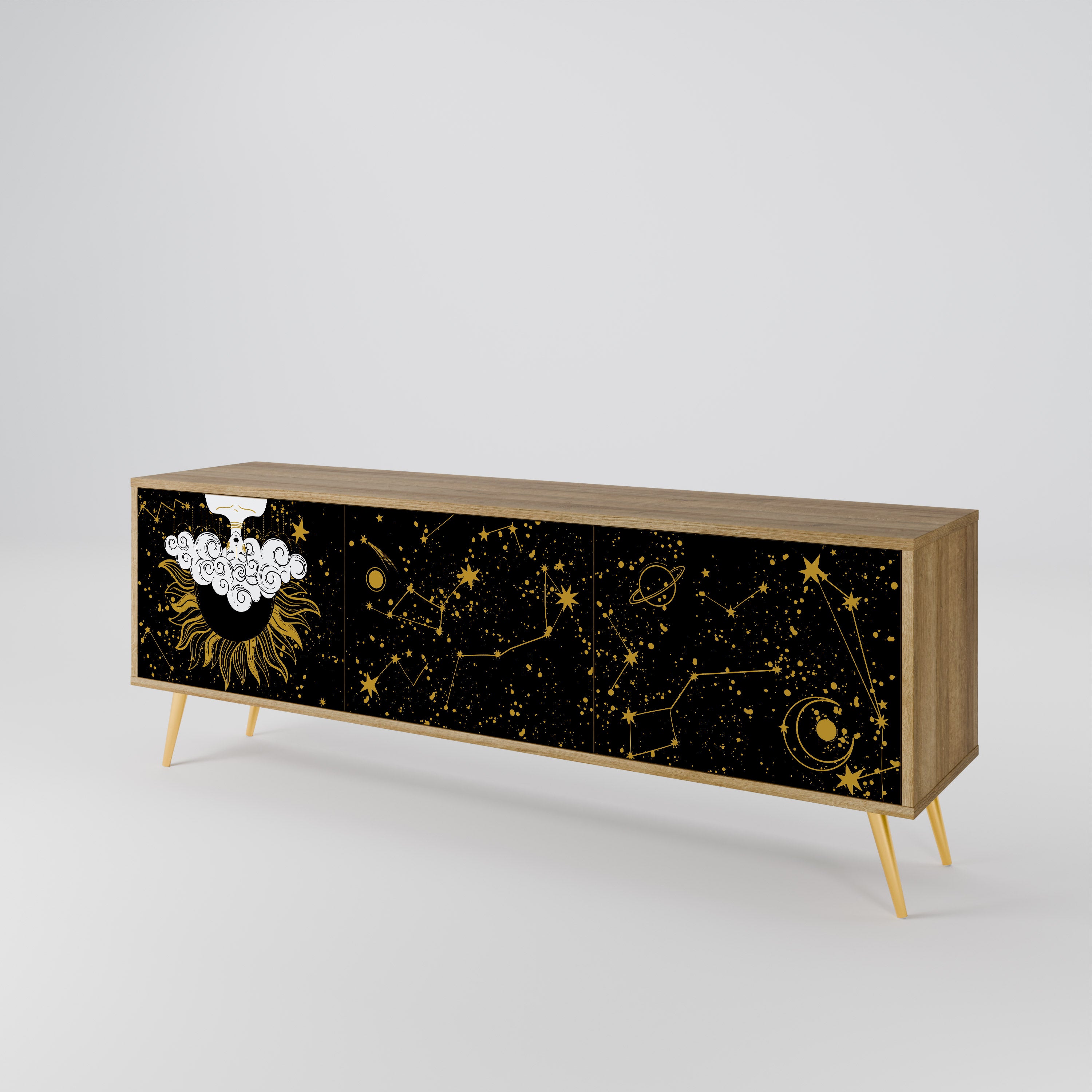 STELLAR CONSTELLATIONS 3-türiges TV-Lowboard