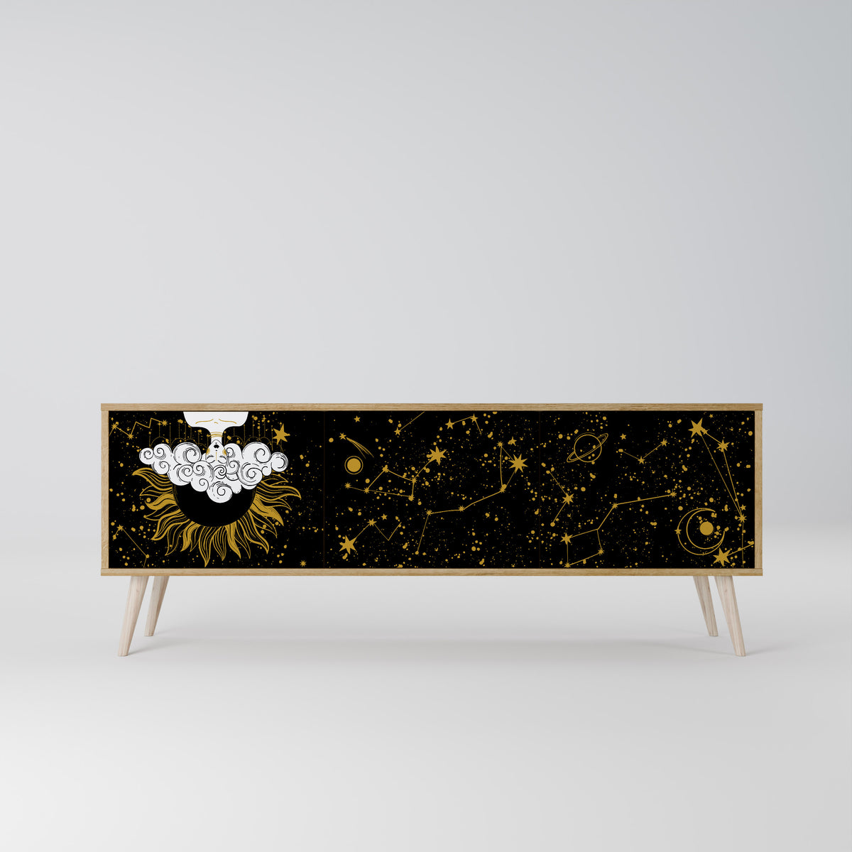 STELLAR CONSTELLATIONS 3-türiges TV-Lowboard