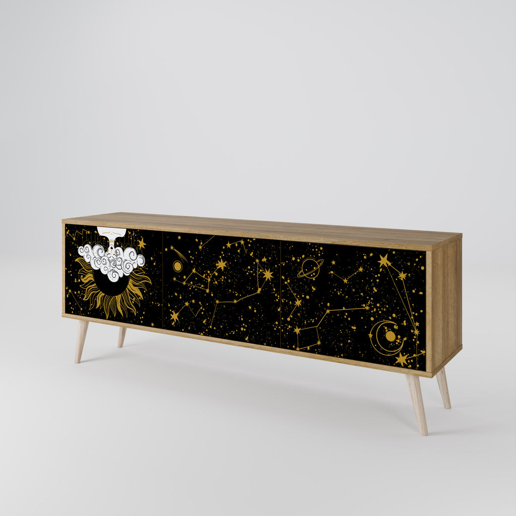 STELLAR CONSTELLATIONS 3-türiges TV-Lowboard