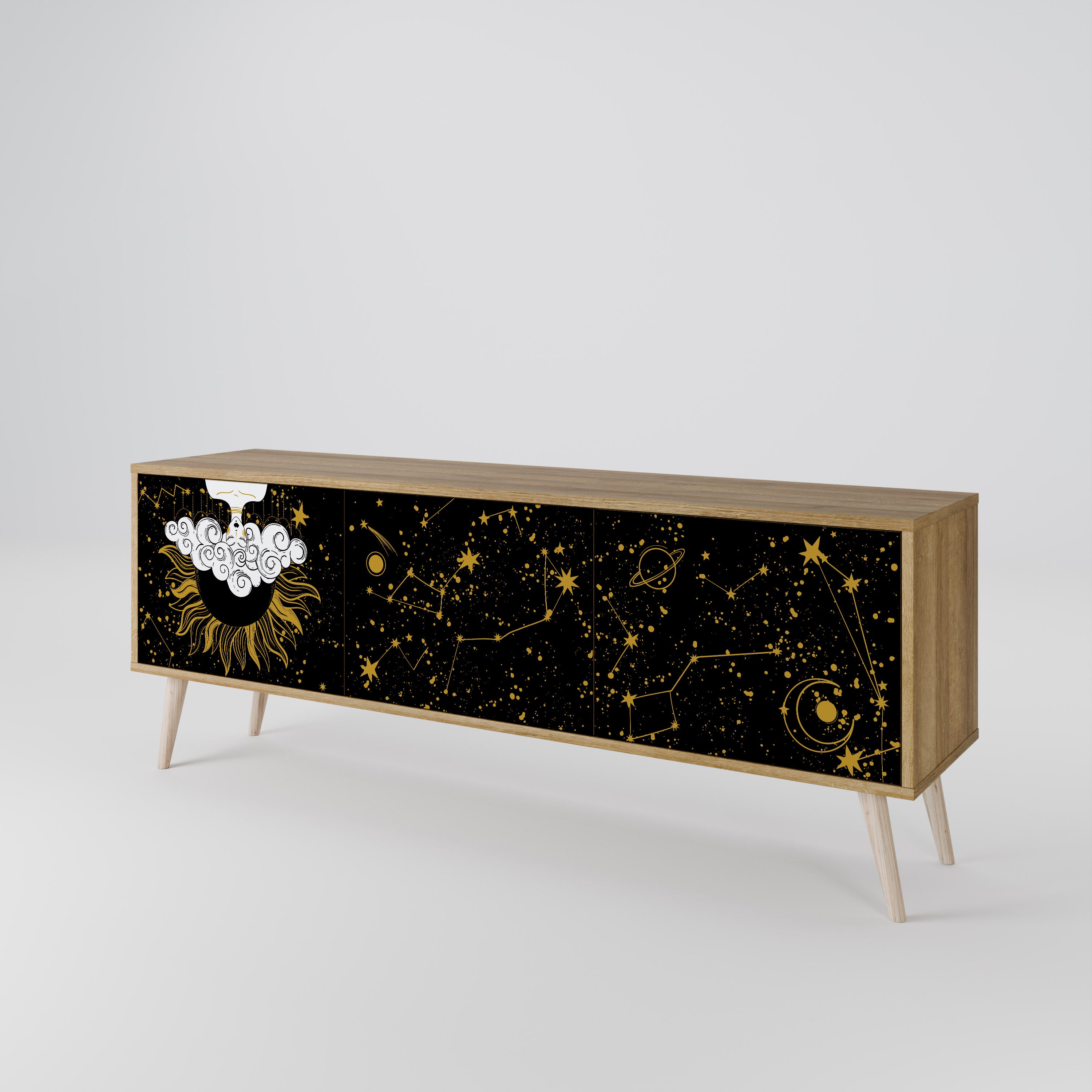 STELLAR CONSTELLATIONS 3-türiges TV-Lowboard