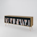 COLLAGE OF RECTANGLES 3-Door TV Cabinet