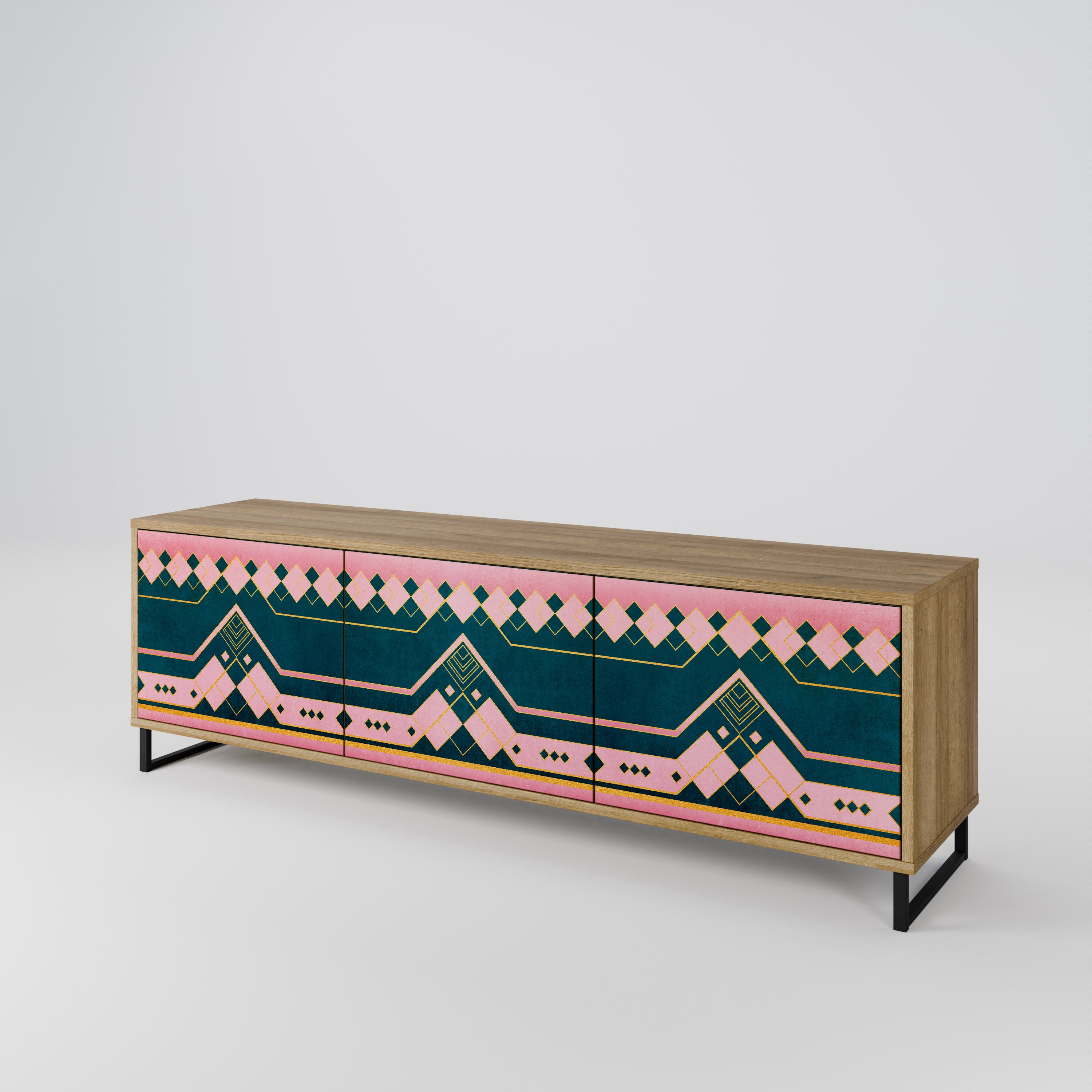 ROYAL COMPOSITION 3-türiges TV-Lowboard