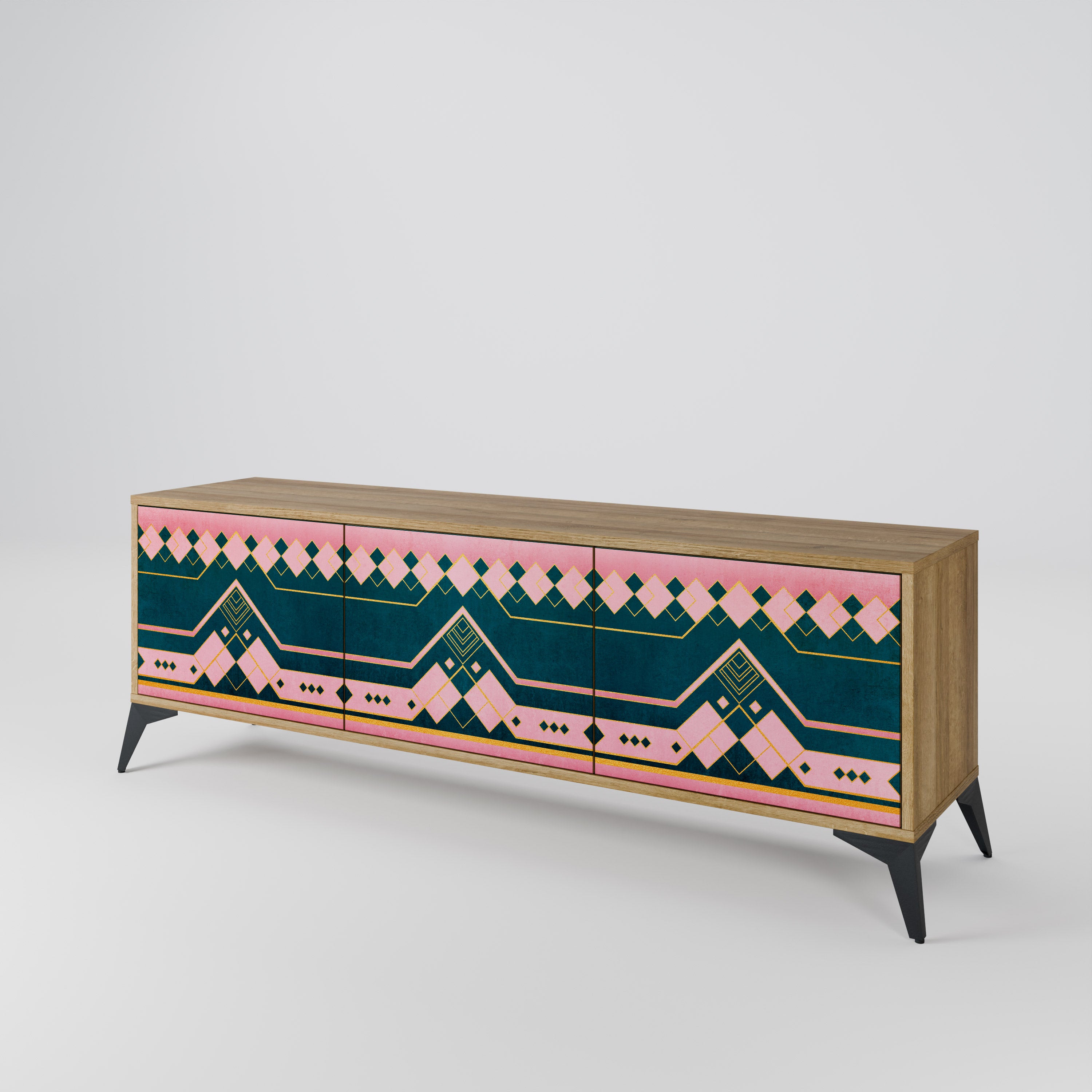ROYAL COMPOSITION 3-türiges TV-Lowboard