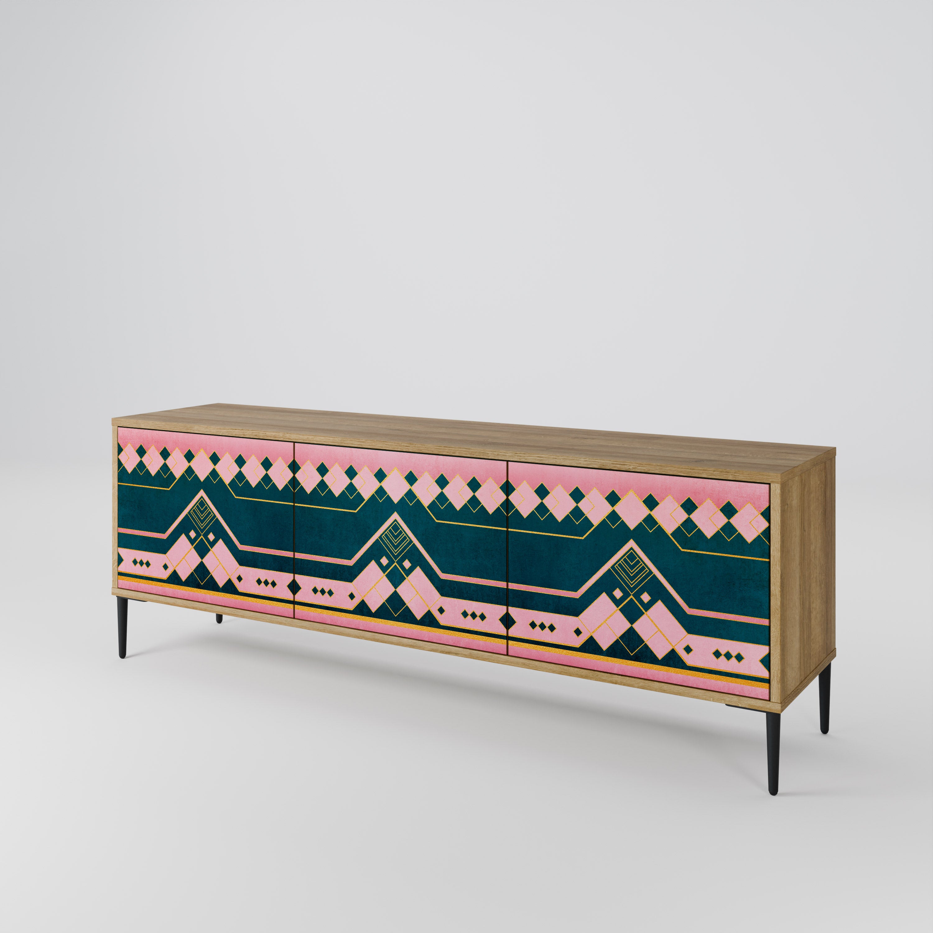 ROYAL COMPOSITION 3-türiges TV-Lowboard