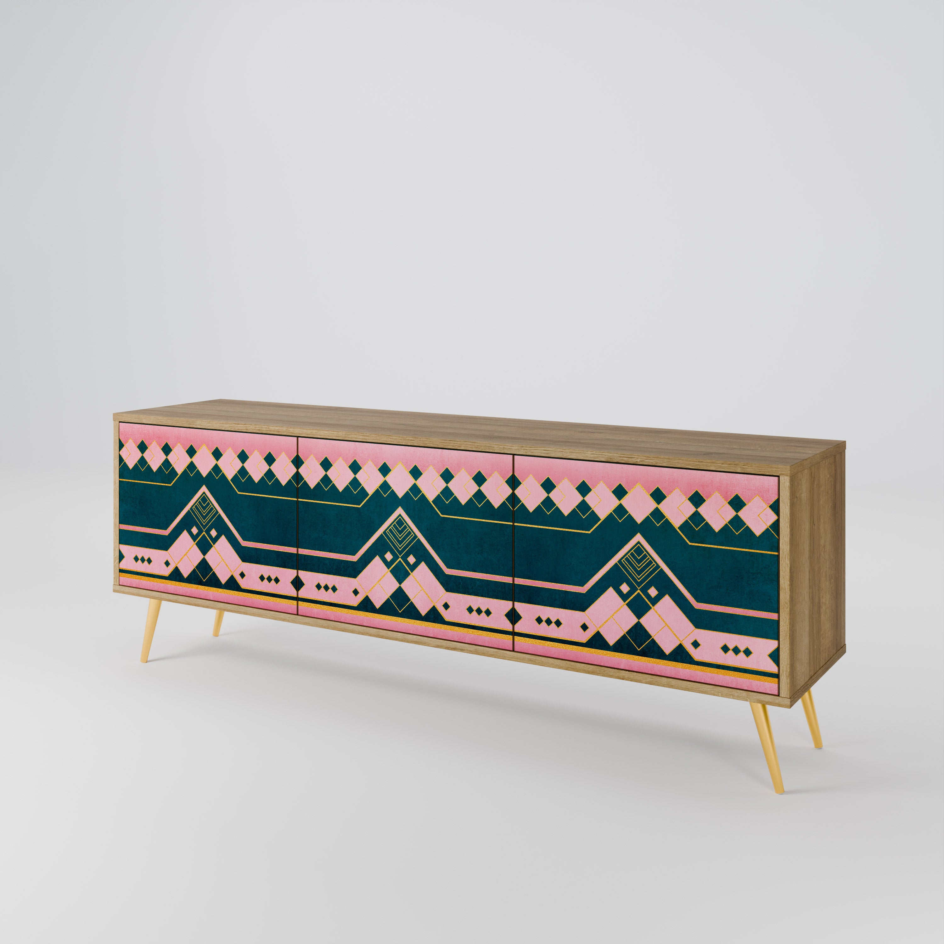 ROYAL COMPOSITION 3-türiges TV-Lowboard