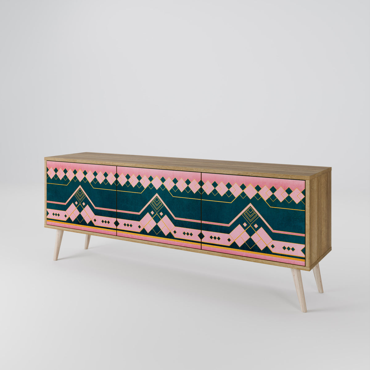 ROYAL COMPOSITION 3-türiges TV-Lowboard