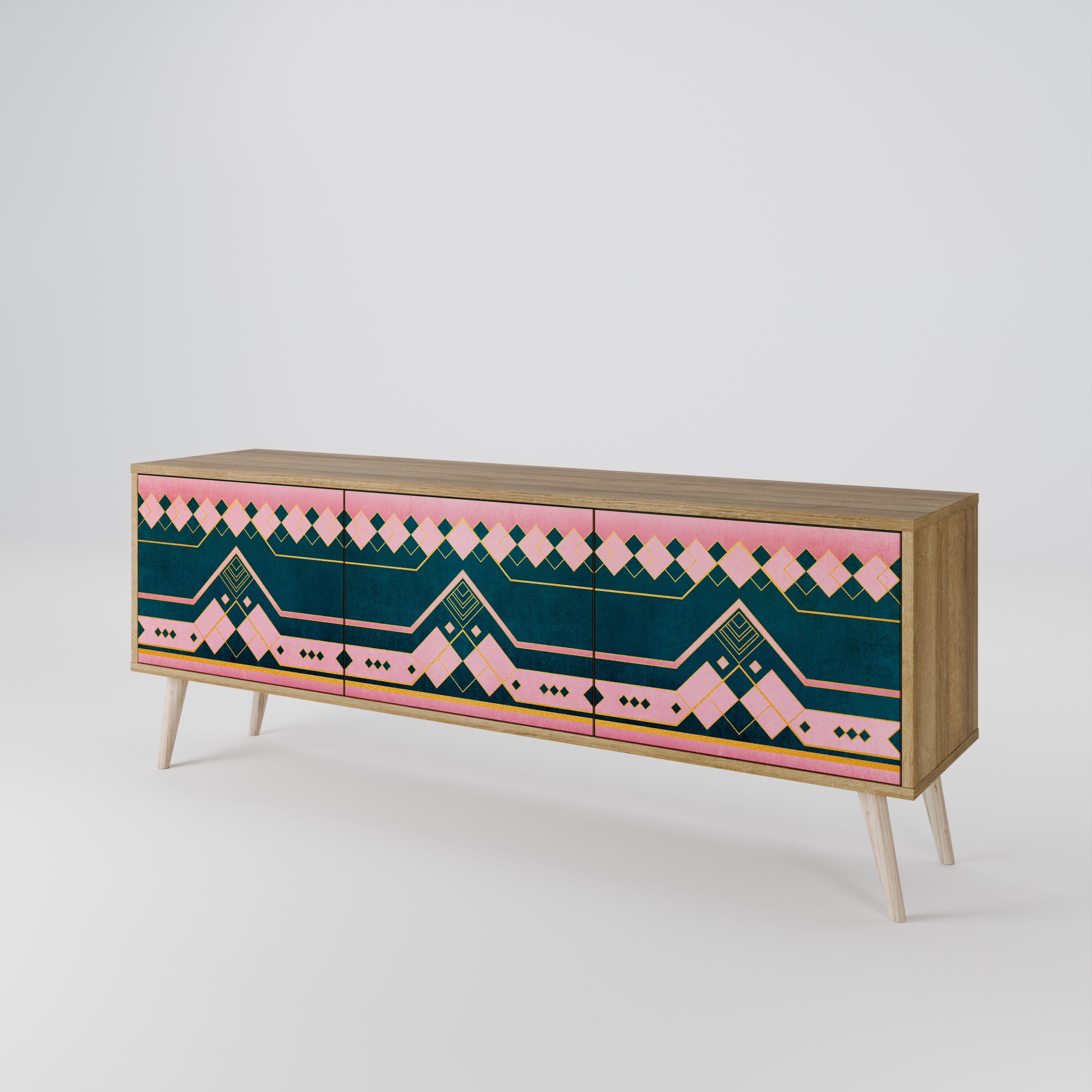 ROYAL COMPOSITION 3-türiges TV-Lowboard