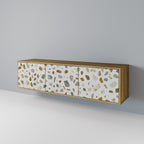 PIECES OF TOMORROW TV-Lowboard mit 3 Türen in Eiche-Optik