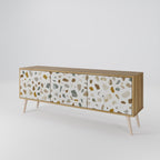 PIECES OF TOMORROW TV-Lowboard mit 3 Türen in Eiche-Optik